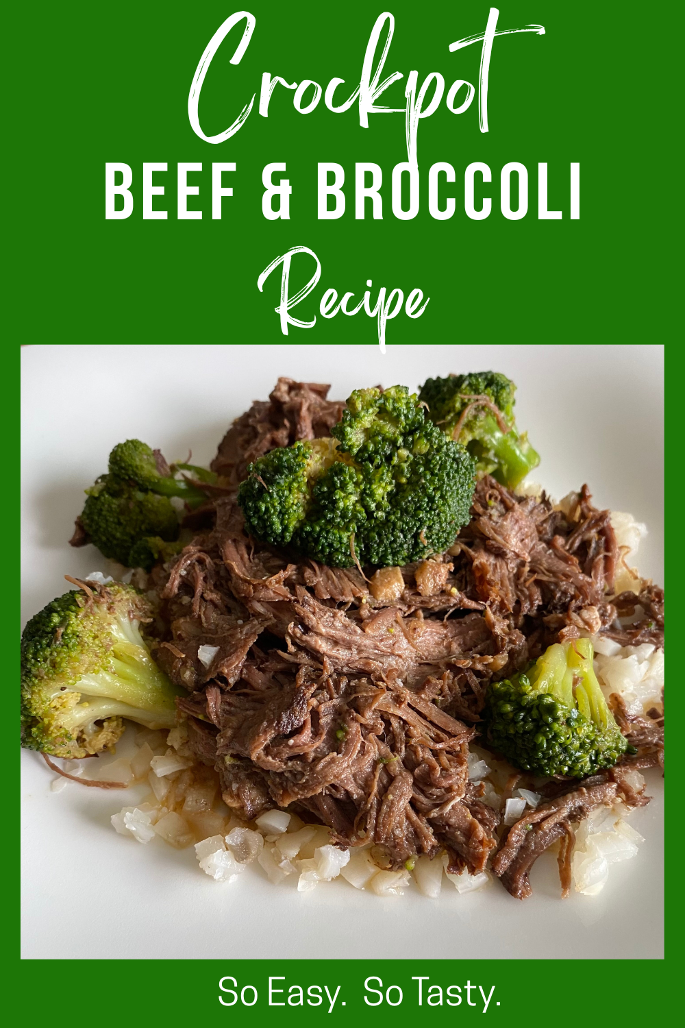 CROCKPOT BEEF WITH BROCCOLI RECIPE